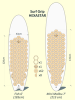 Surf Grip HEXASTAR - Evolutivo 6' 7'