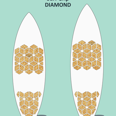 Surf Grip DIAMOND - Shortboard 6'