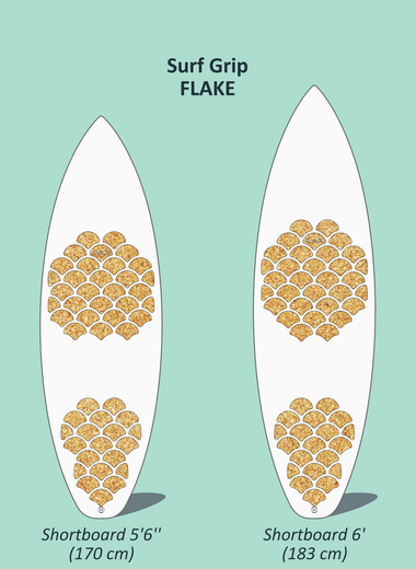 Surf Grip FLAKE - Shortboard 6'