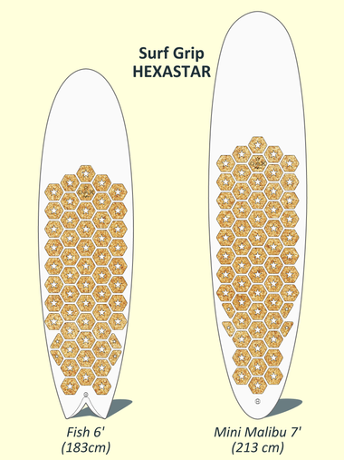 Surf Grip HEXASTAR - Evolutive 6' 7'